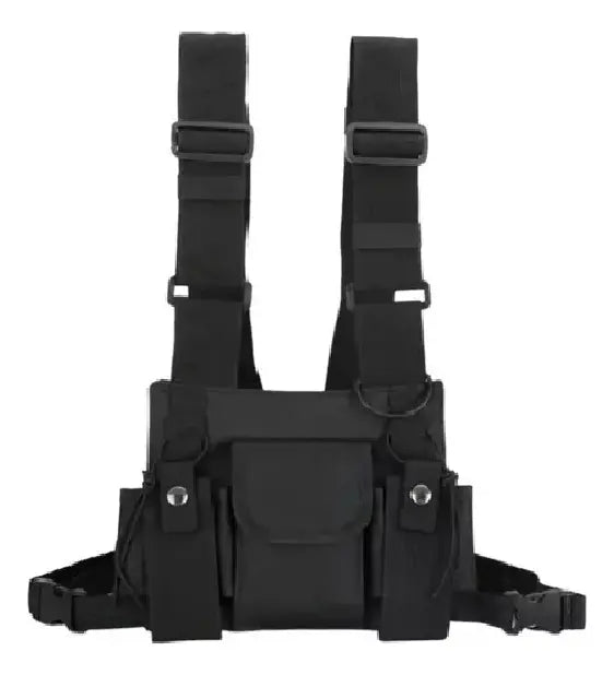Chaleco Bolso Pecho Porta Radio Tactico