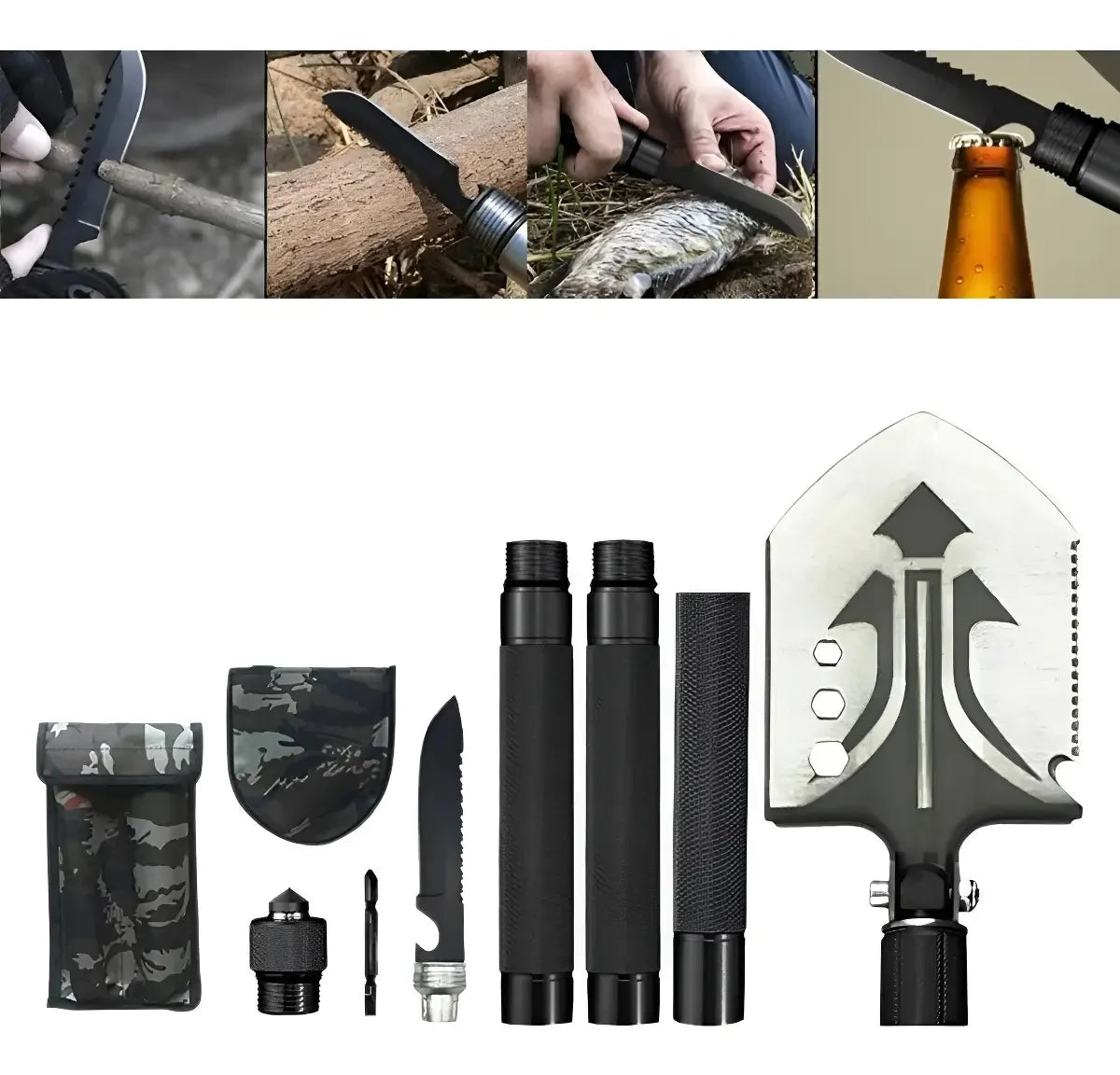 Pala De Camping Plegable Tactica De Supervivencia outdoor