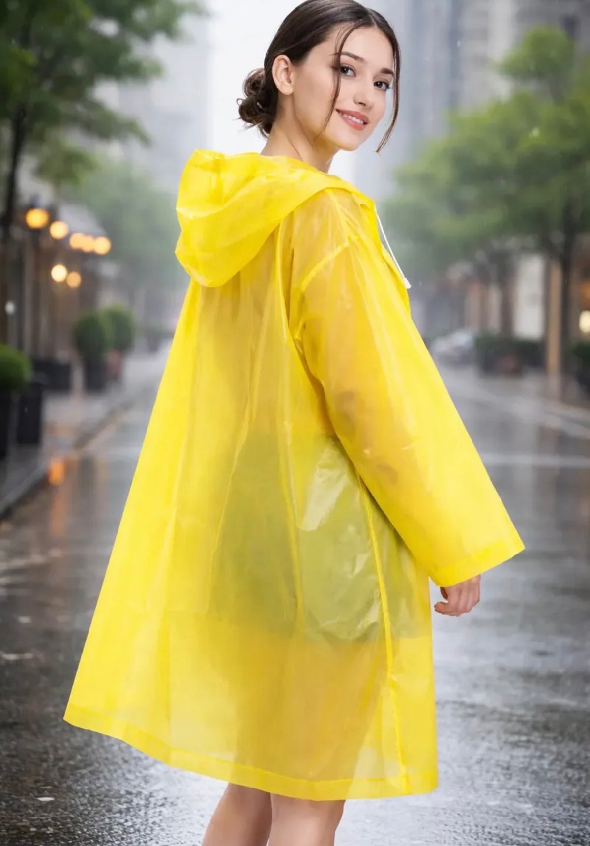Poncho impermeable capa de lluvia