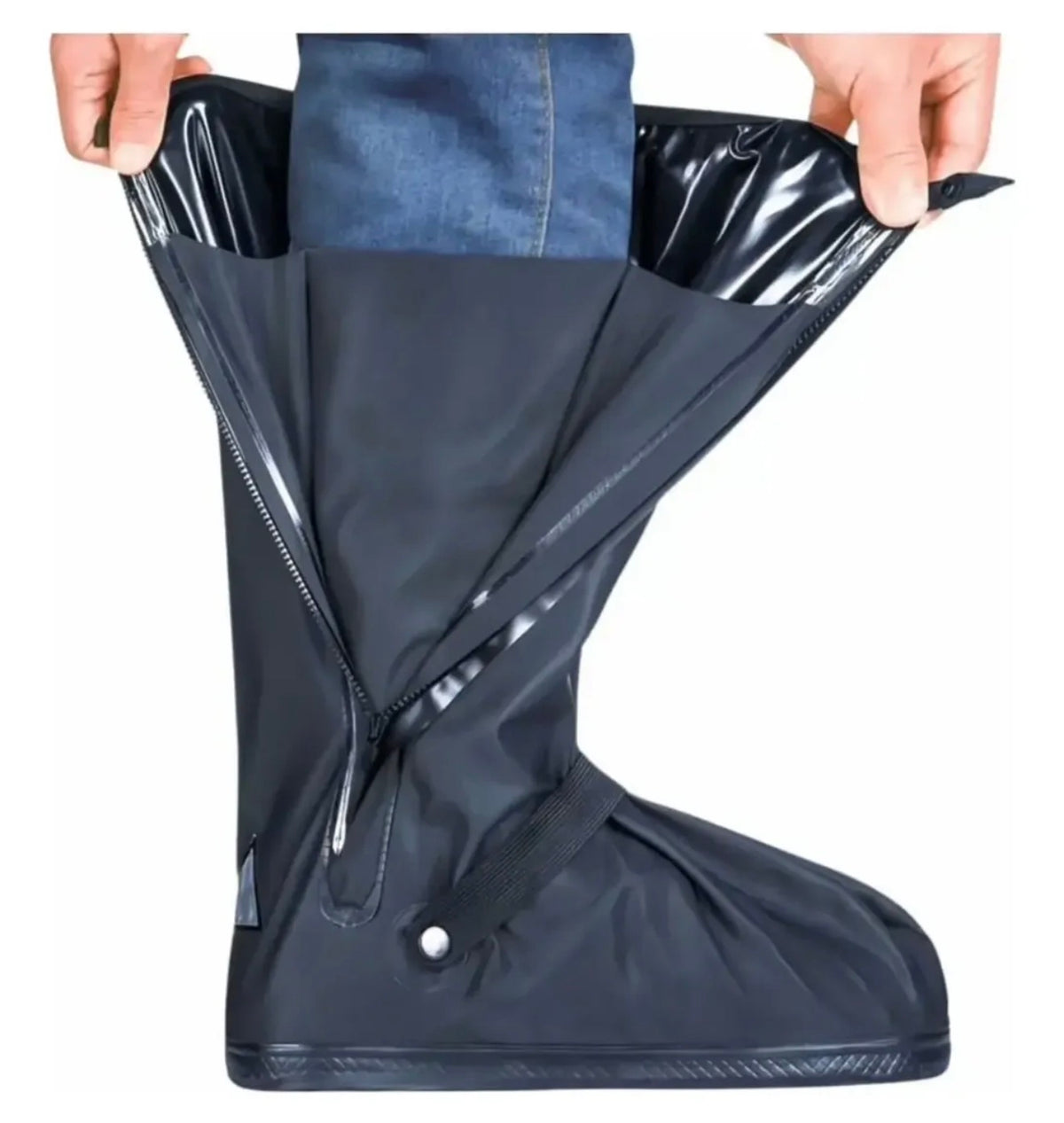 Cubre botas impermeables para la lluvia