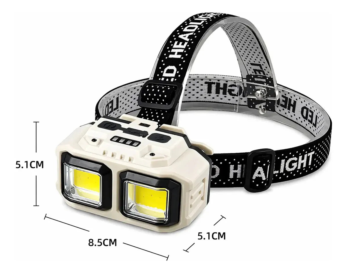 Linterna Frontal Alta Potencia Led 4 Modos luz