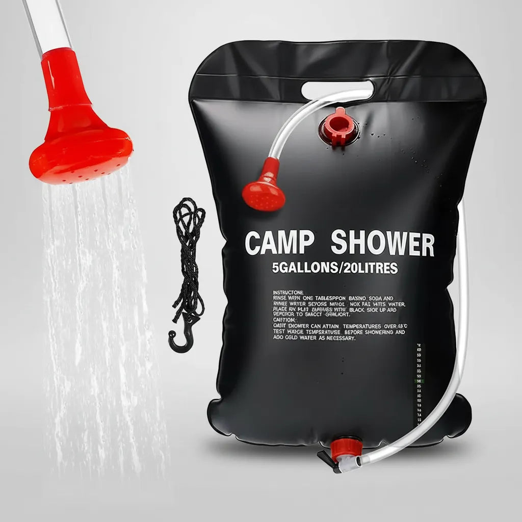 Ducha Portátil Camping Playa 20 L Exterior Compacta
