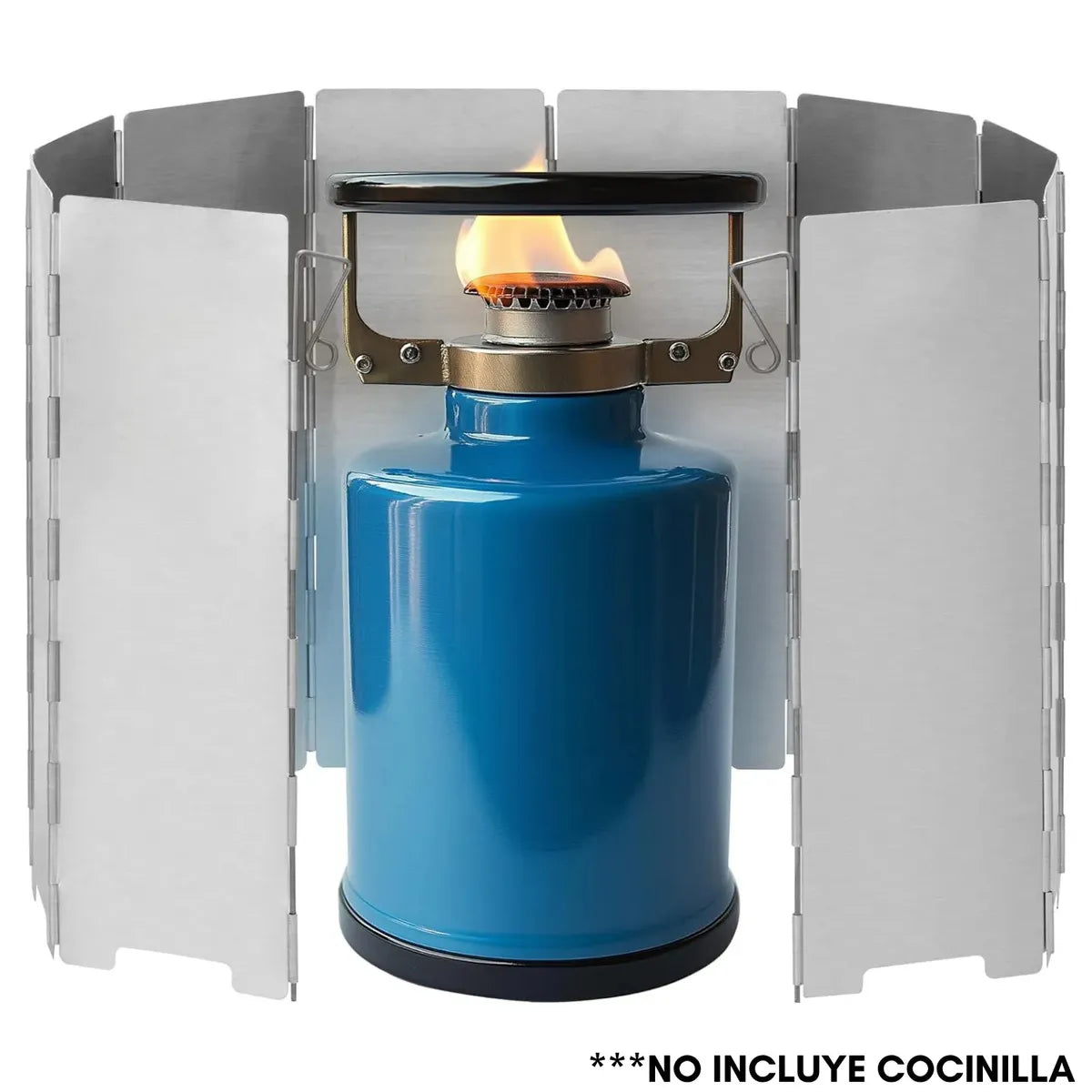 Protector de Viento  Plegable para Cocinilla de camping