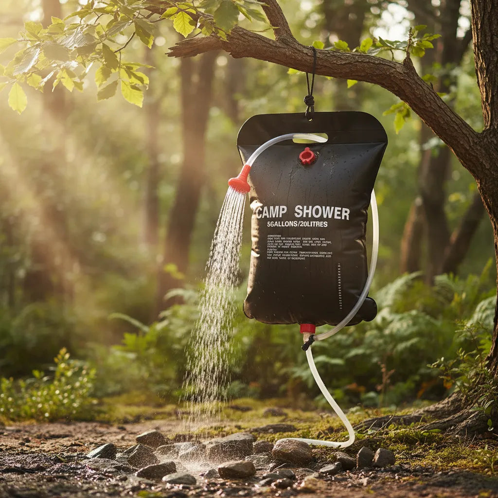 Ducha Portátil Camping Playa 20 L Exterior Compacta
