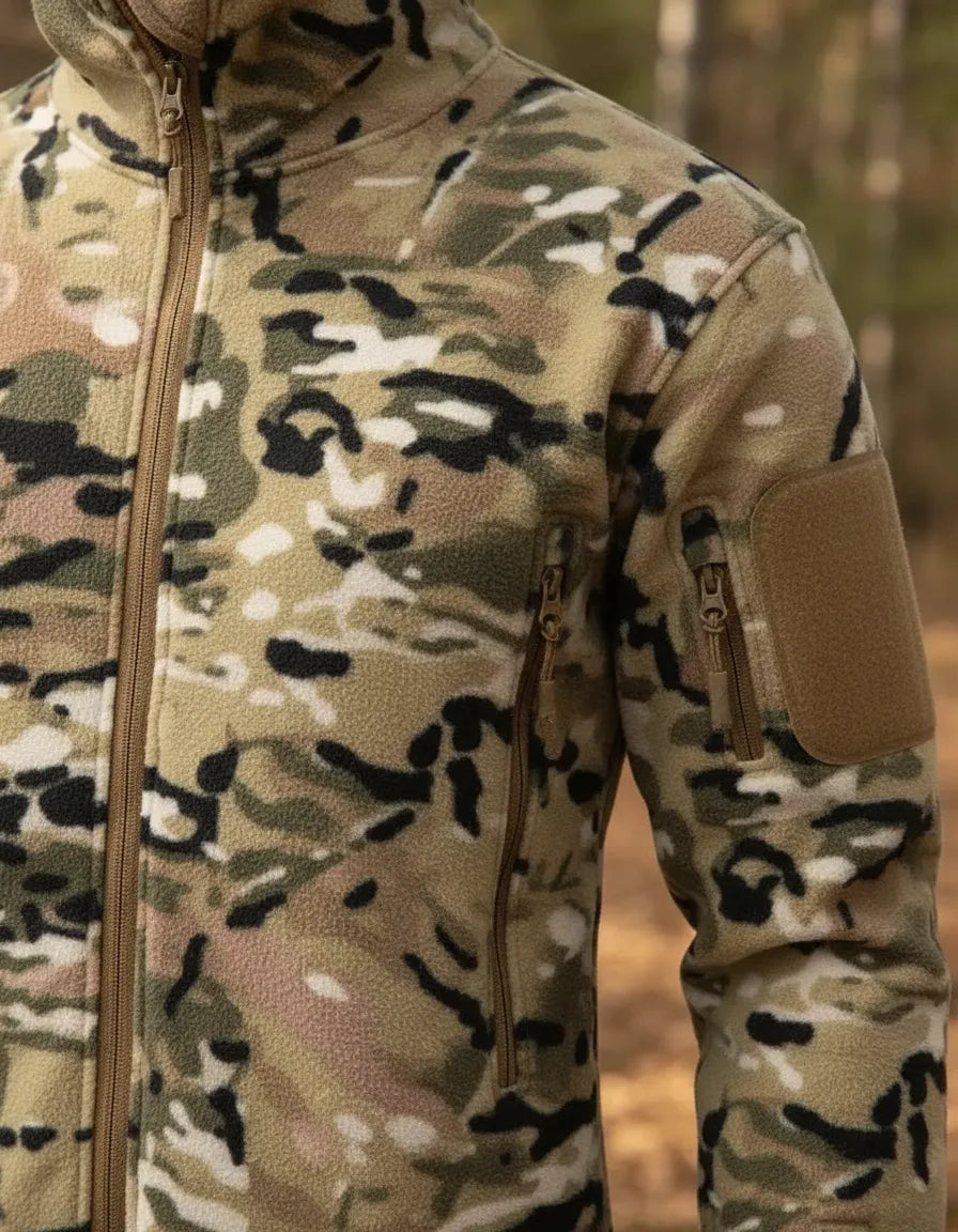 Poleron tactico multicam polar termico