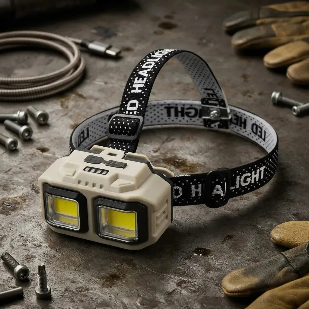 Linterna Frontal Alta Potencia Led 4 Modos luz