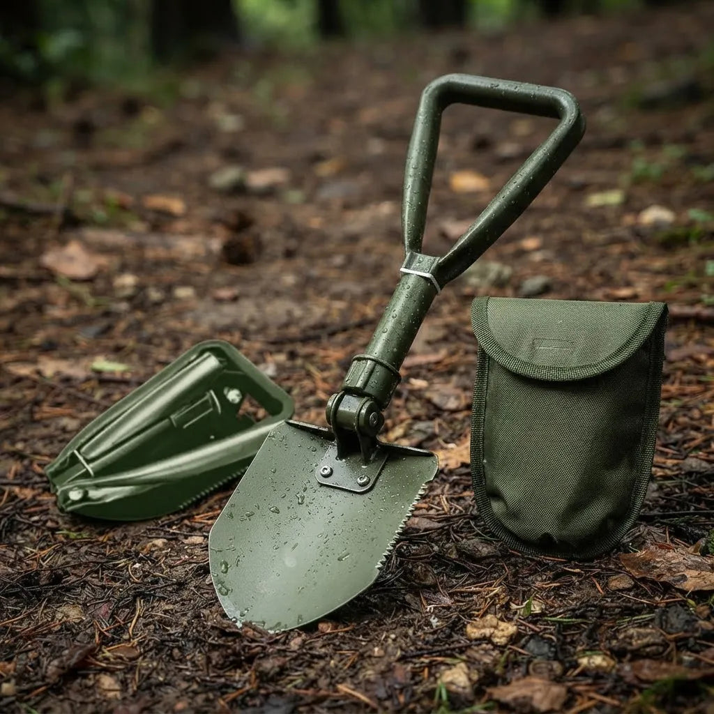 Pala Tactica 3 En 1 Portátil Plegable Camping Sierra 58cm