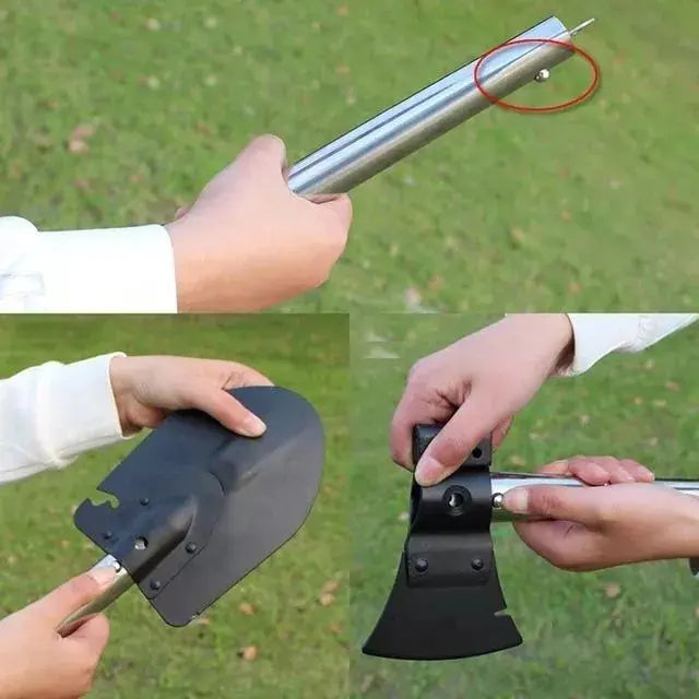 Pala Táctica Portátil Plegable Camping Outdoor