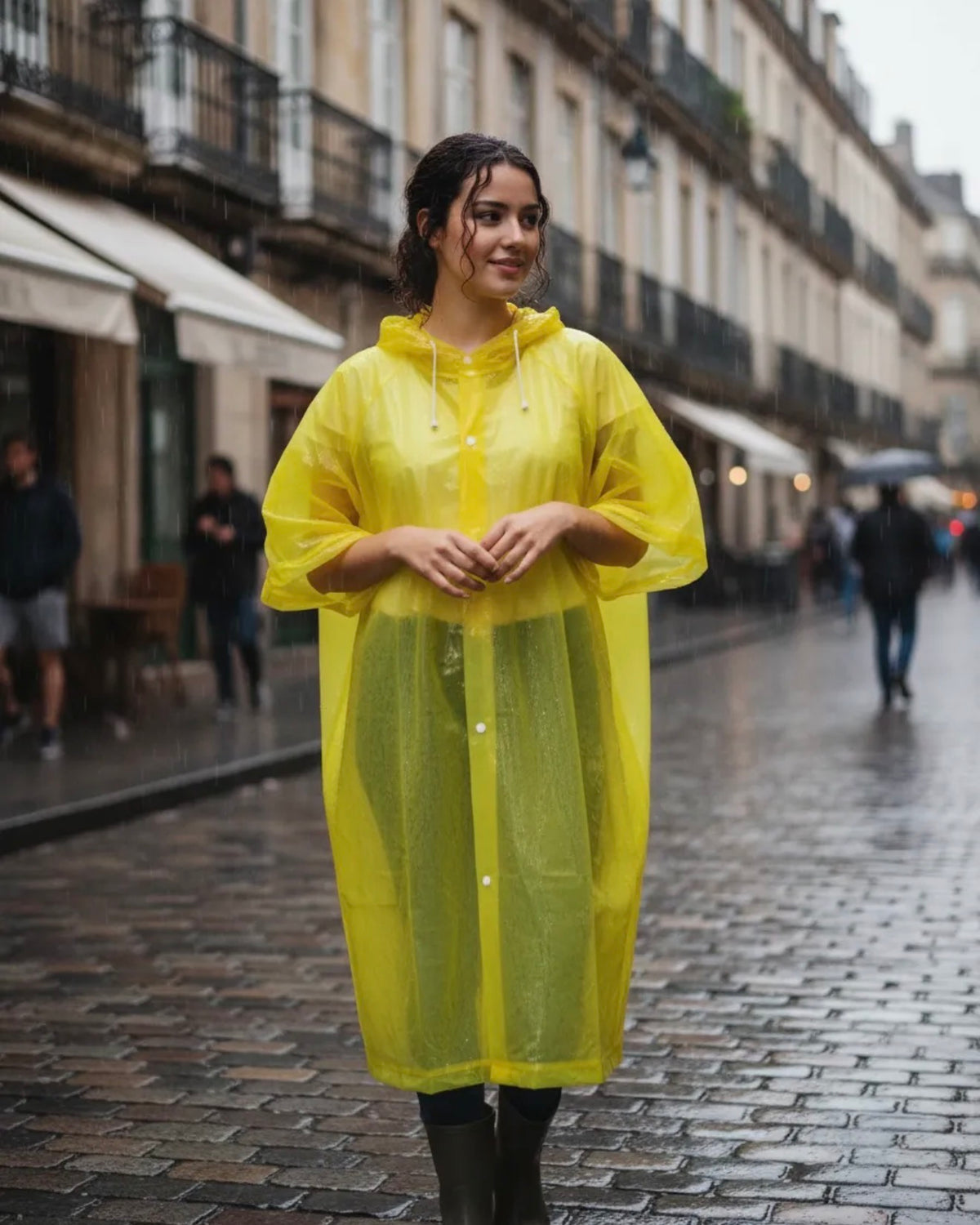 Poncho impermeable capa de lluvia