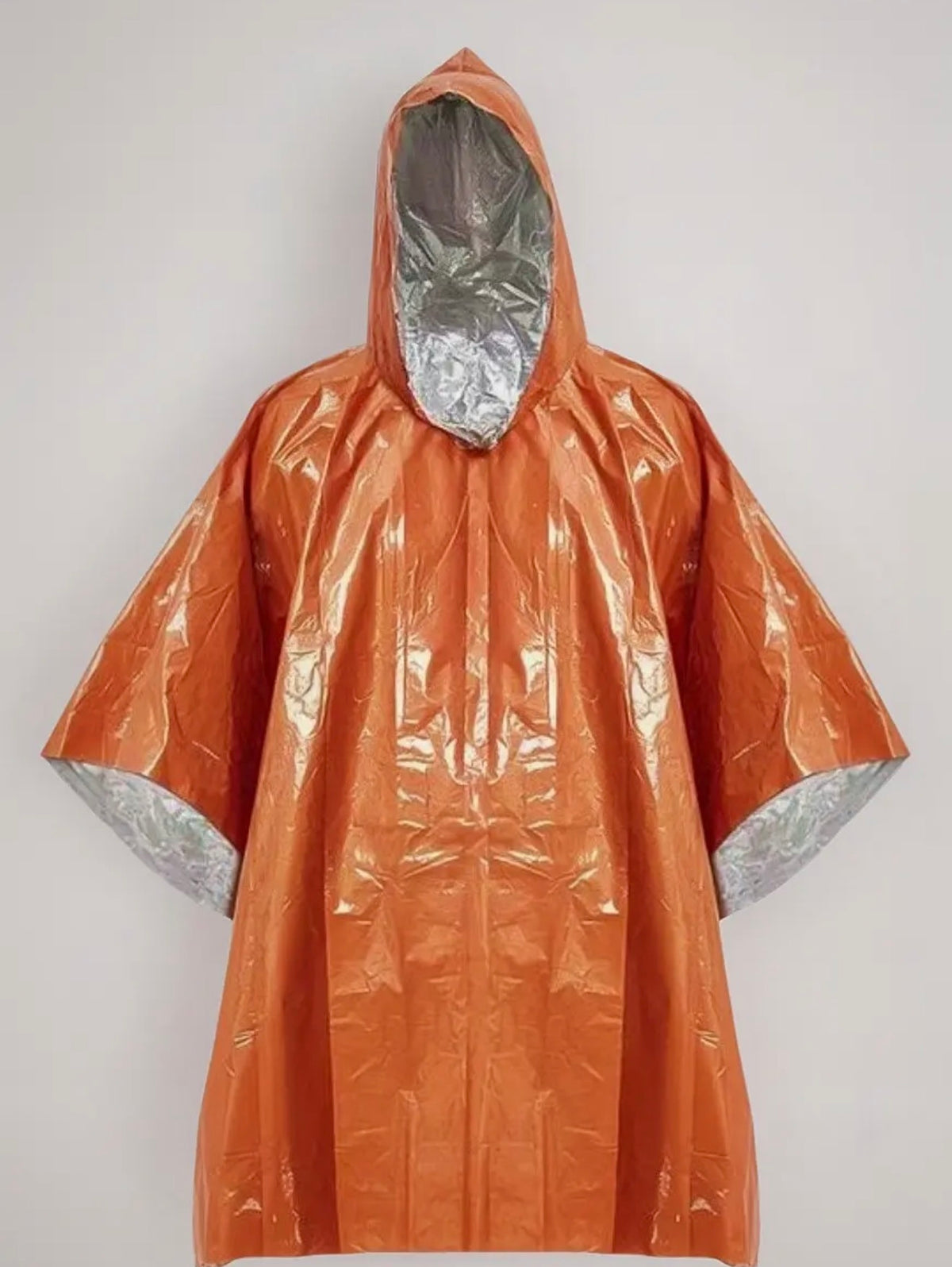 Capa térmica para la lluvia poncho reversible