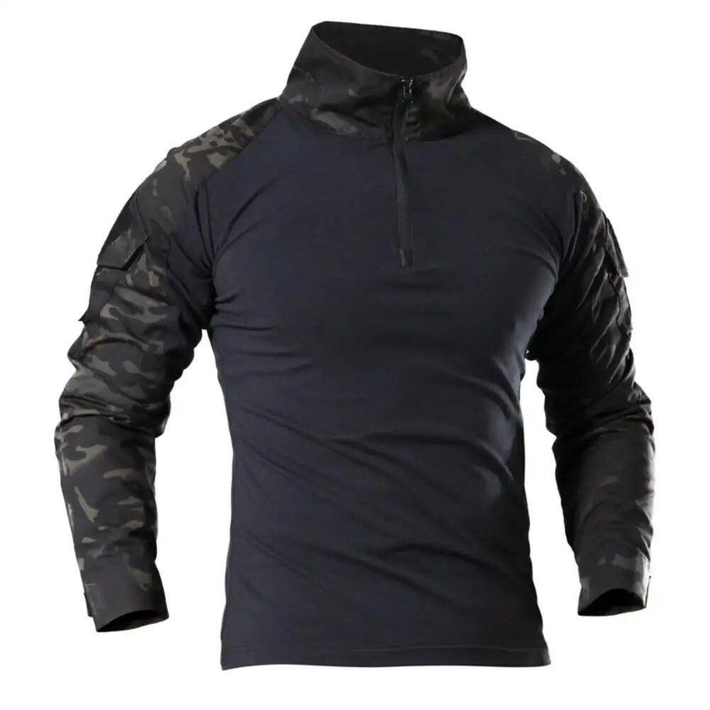 Polera Tactica combat chirt estilo militar airsoft