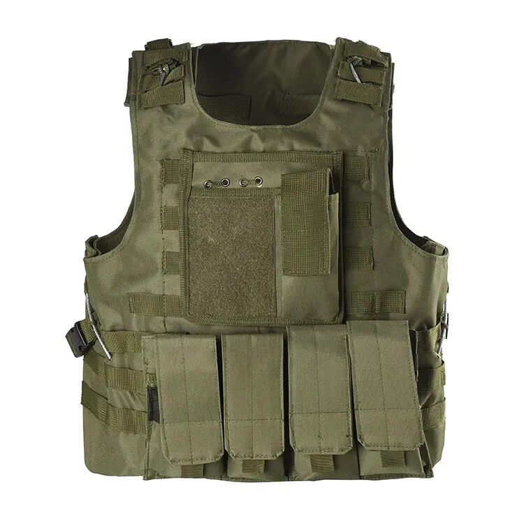 Chaleco táctico militar fsbe airsoft ajustable