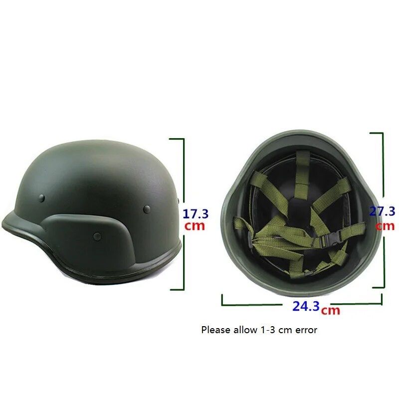 Casco táctico militar M88 airsoft