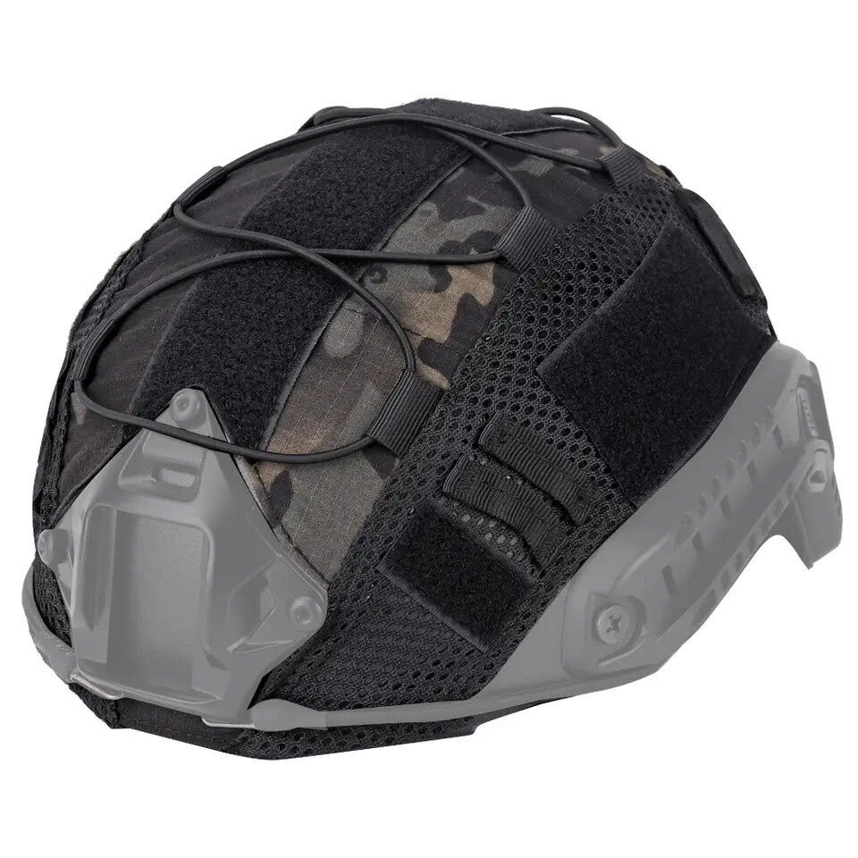 Funda cobertor cubre casco táctico militar airsoft paintball