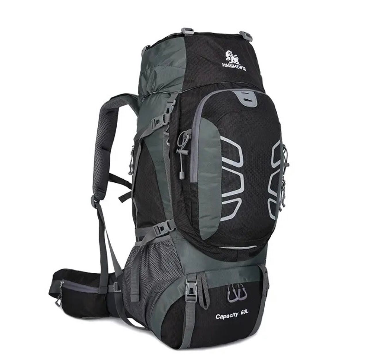 Mochila de camping impermeable 60Litros con soporte outdoor