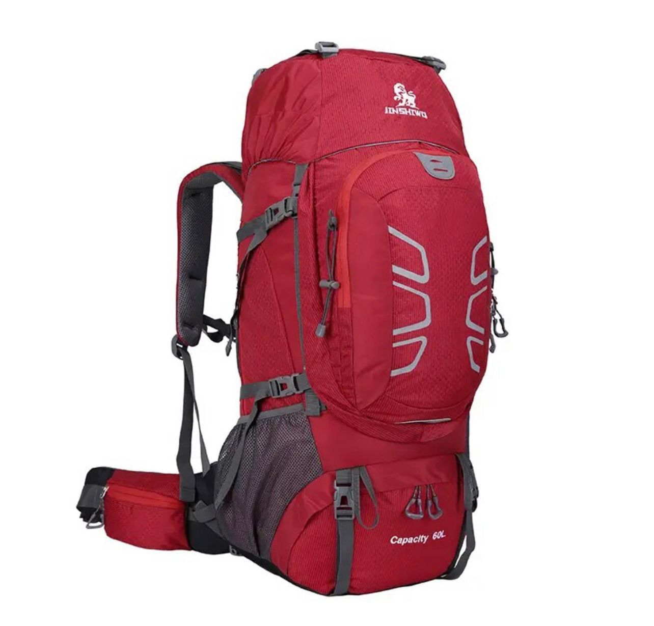 Mochila de camping impermeable 60Litros con soporte outdoor