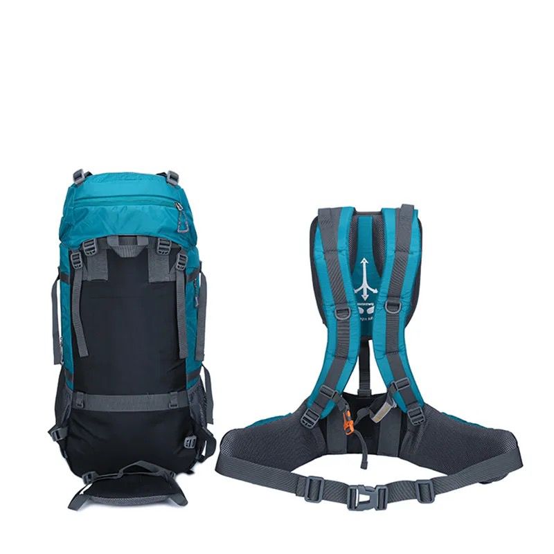 Mochila de camping impermeable 60Litros con soporte outdoor