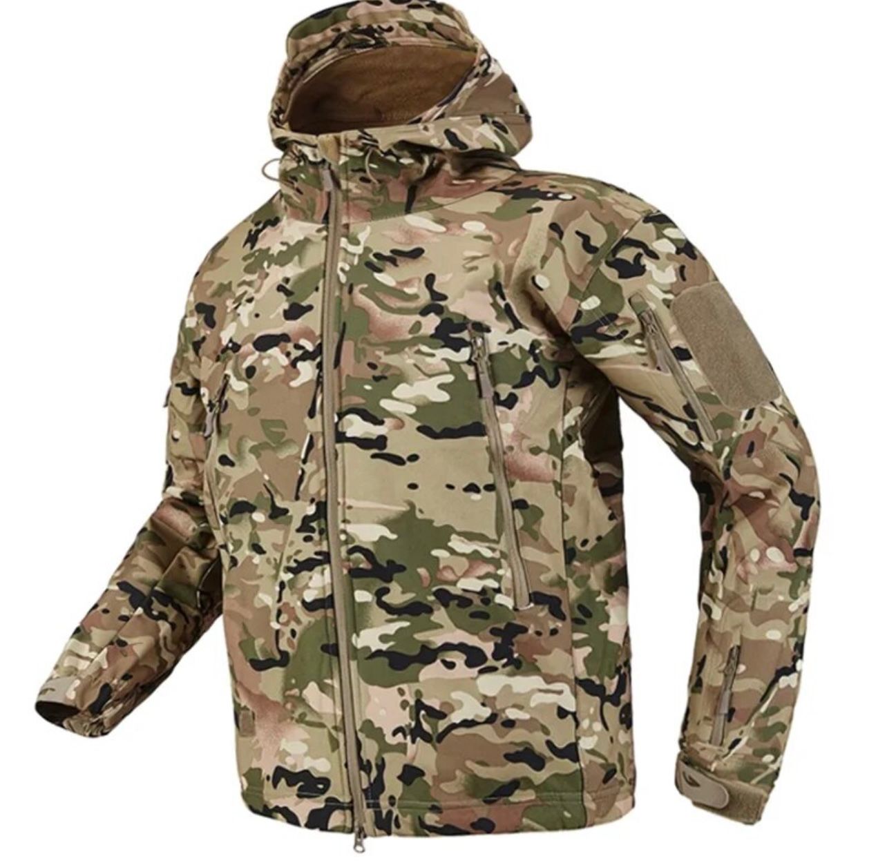 Chaqueta táctica camuflage softshell impermeable