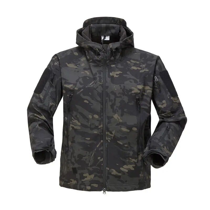 Chaqueta táctica camuflage softshell impermeable