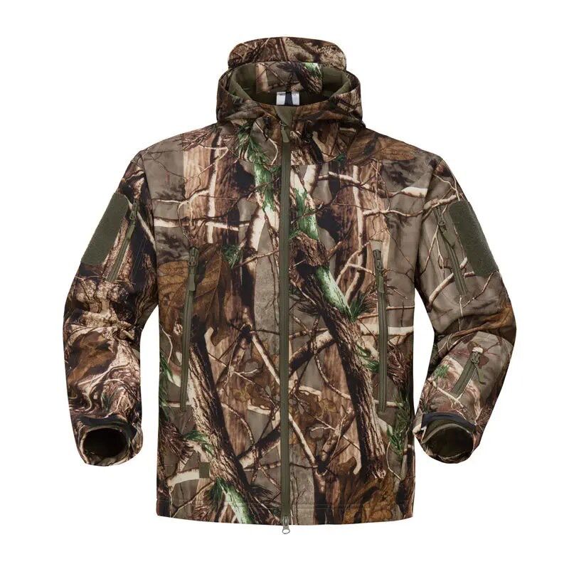 Chaqueta táctica camuflage softshell impermeable