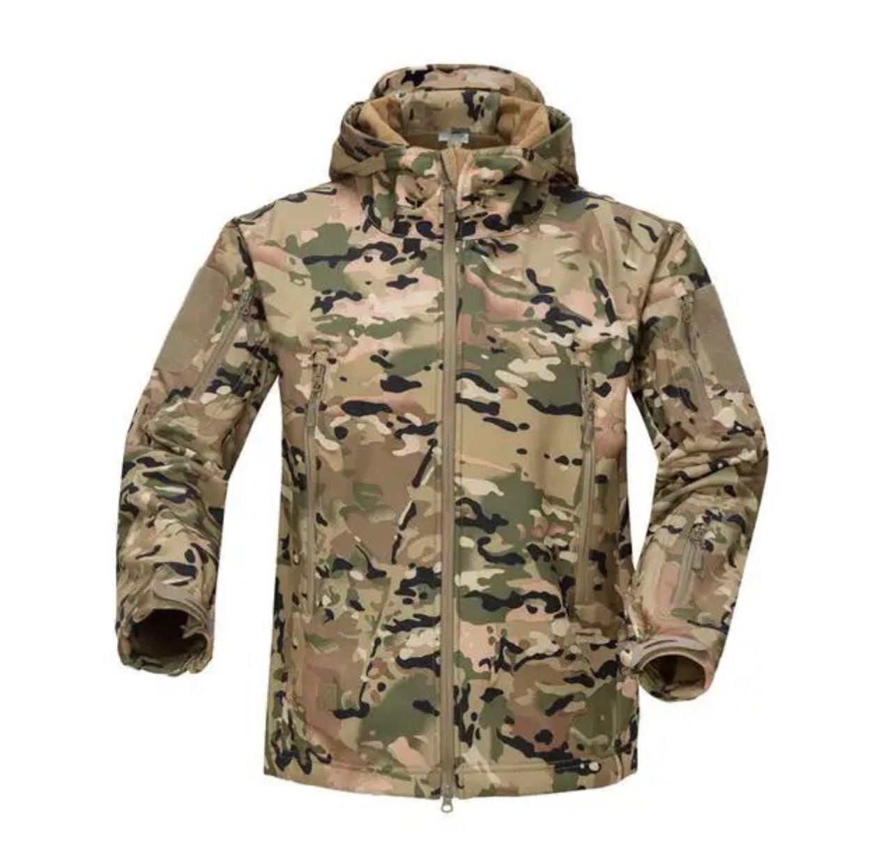 Chaqueta táctica camuflage softshell impermeable