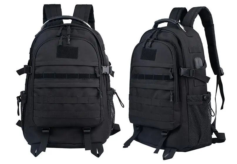 Mochila tactica militar molle conexion usb 40L