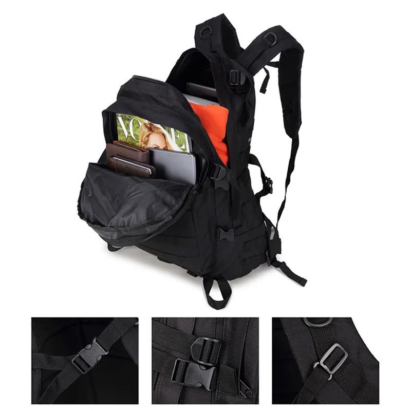 Mochila tactica militar 3D molle 40L