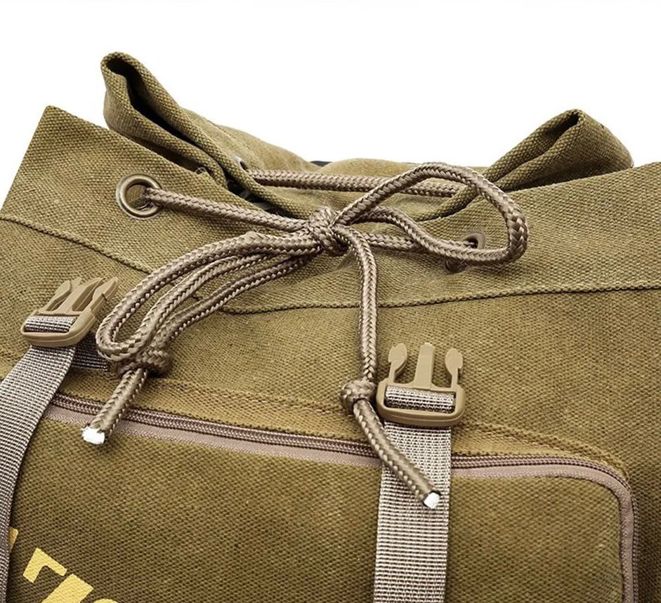Mochila táctica de lona capacidad 100L