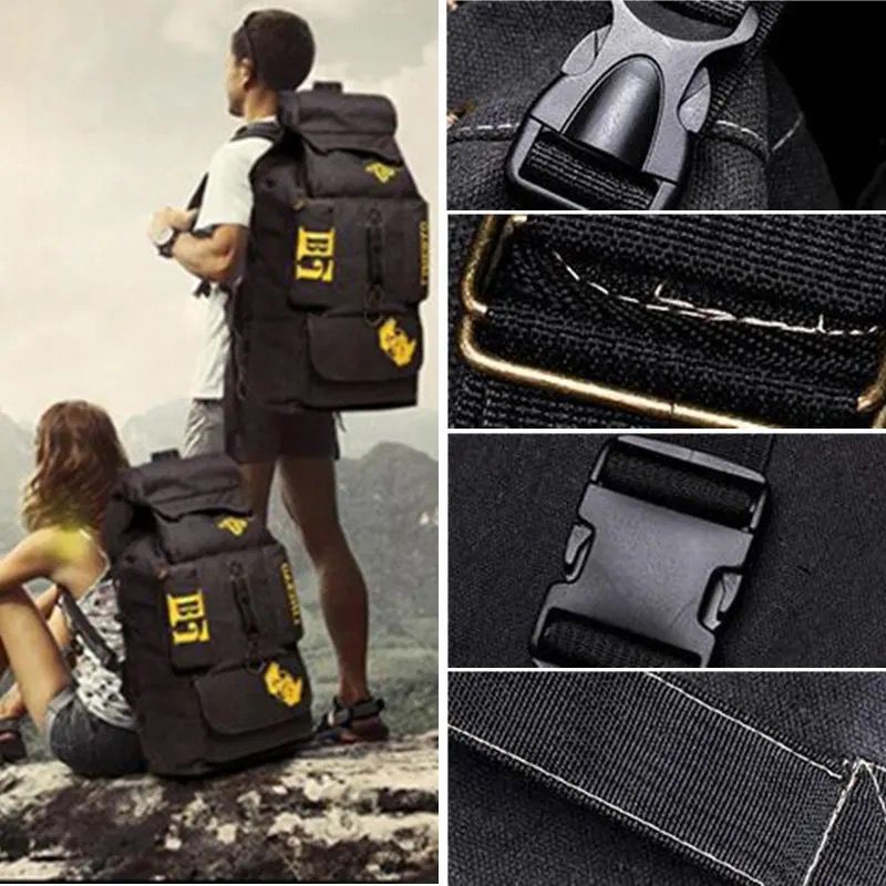Mochila táctica de lona capacidad 100L