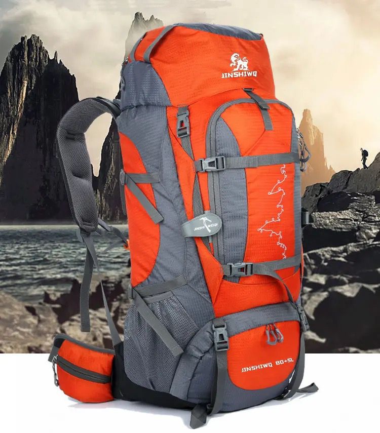 Mochila outdoor camping capacidad 80+5L gran capacidad