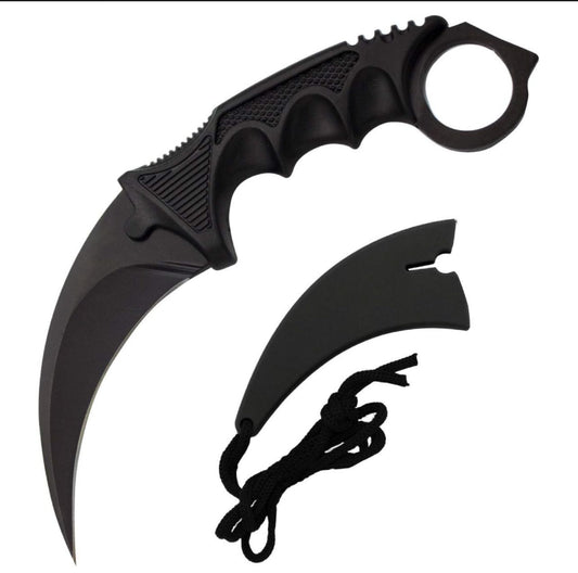 Cuchillo karambit cazador tactico + funda