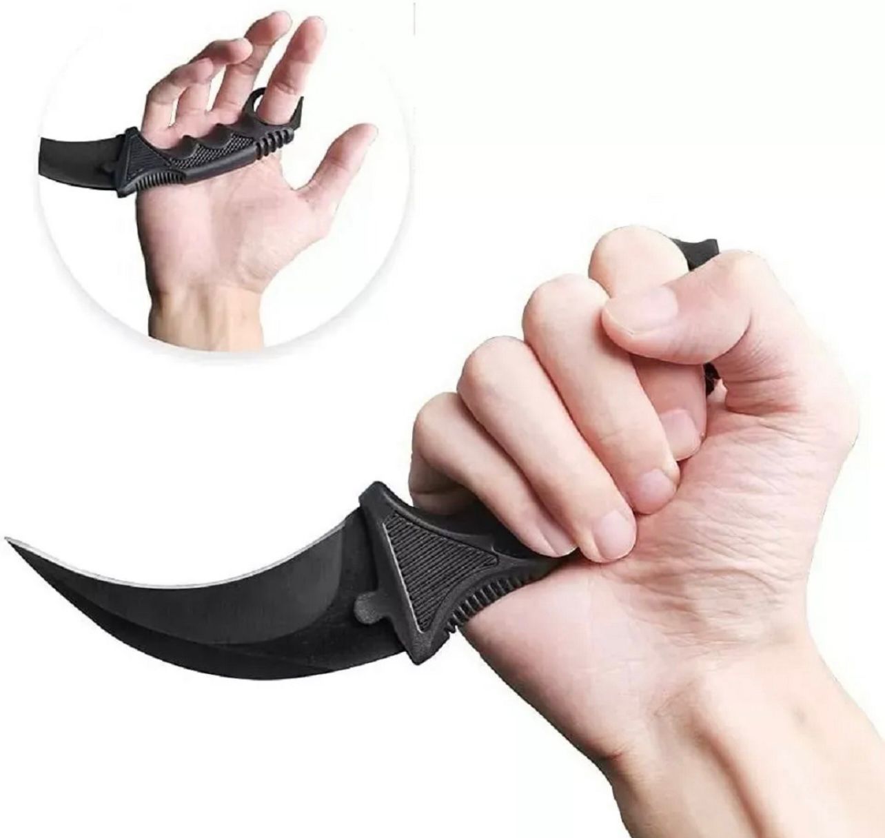 Cuchillo karambit cazador tactico + funda