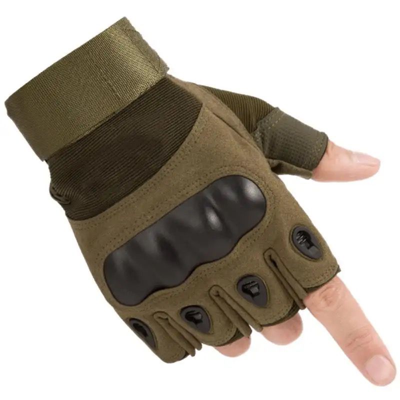 Guantes tacticos diseño militar antideslizantes cortos