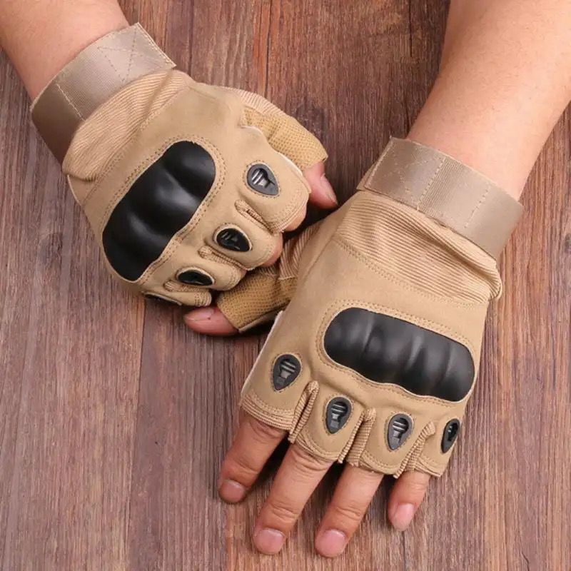 Guantes tacticos diseño militar antideslizantes cortos