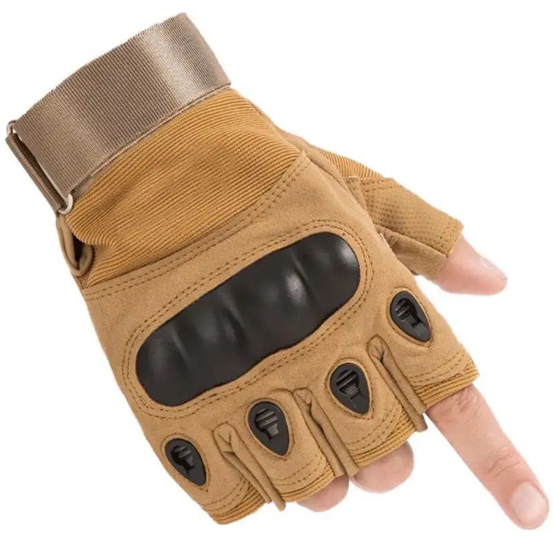 Guantes tacticos diseño militar antideslizantes cortos