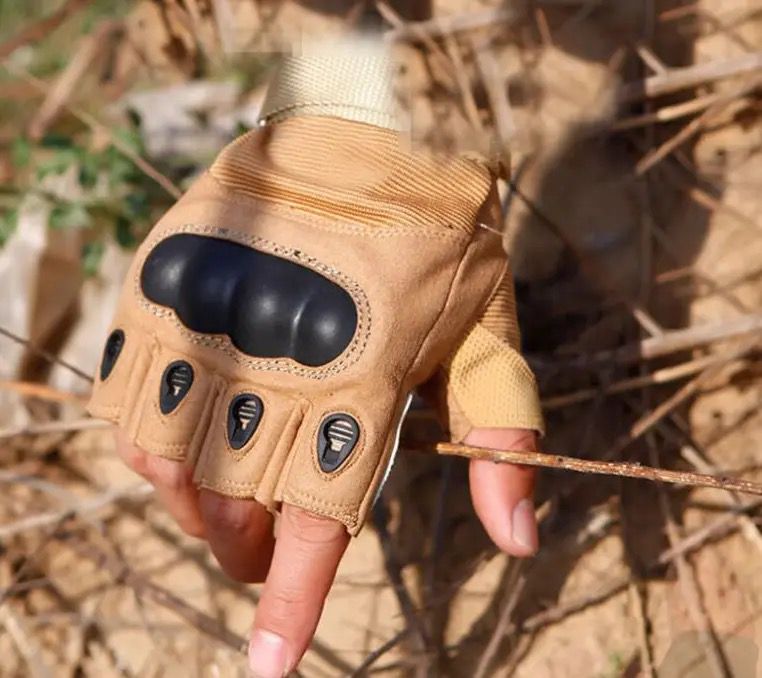 Guantes tacticos diseño militar antideslizantes cortos